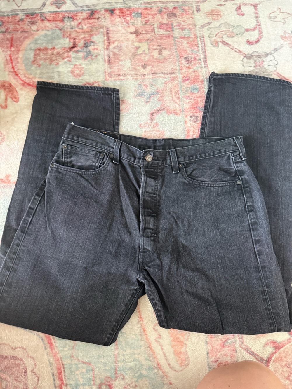 Men's Levi’s Black Straight-Leg Jeans